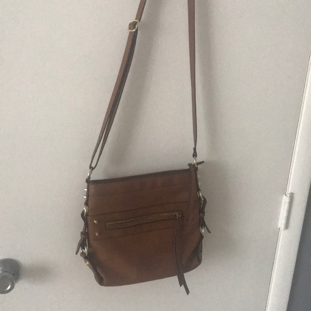 Leather cross body